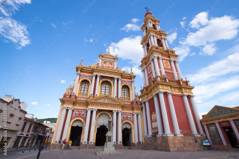 The Church of Saint Francis, Salta. Salta, Argentina - Novembre, 2019