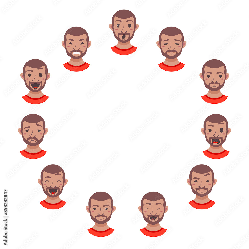 American African men facial expression American African men facial expression