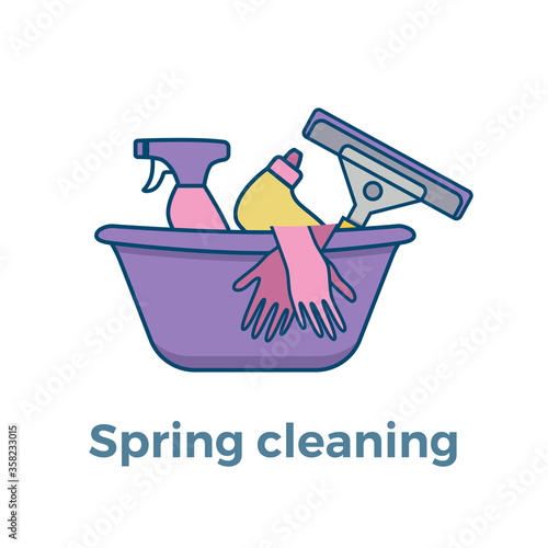 Household cleaning supplies