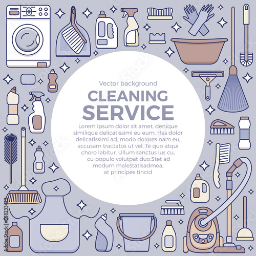 Household cleaning supplies