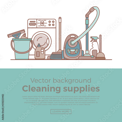 Household cleaning supplies