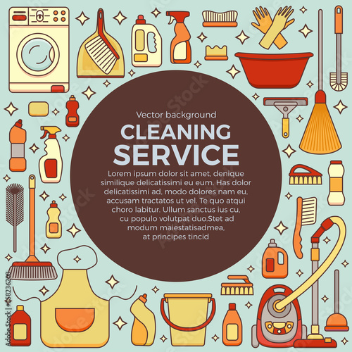 Household cleaning supplies