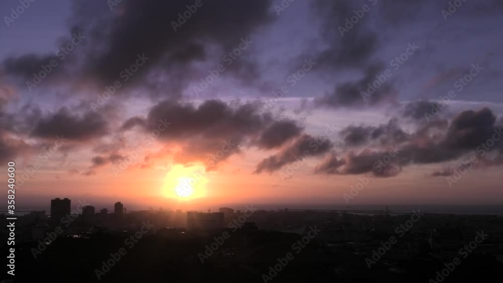 沖縄 首里から見る那覇の夕景 沖縄 首里から見る那覇の夕景