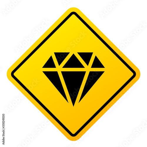 Diamond vector sign
