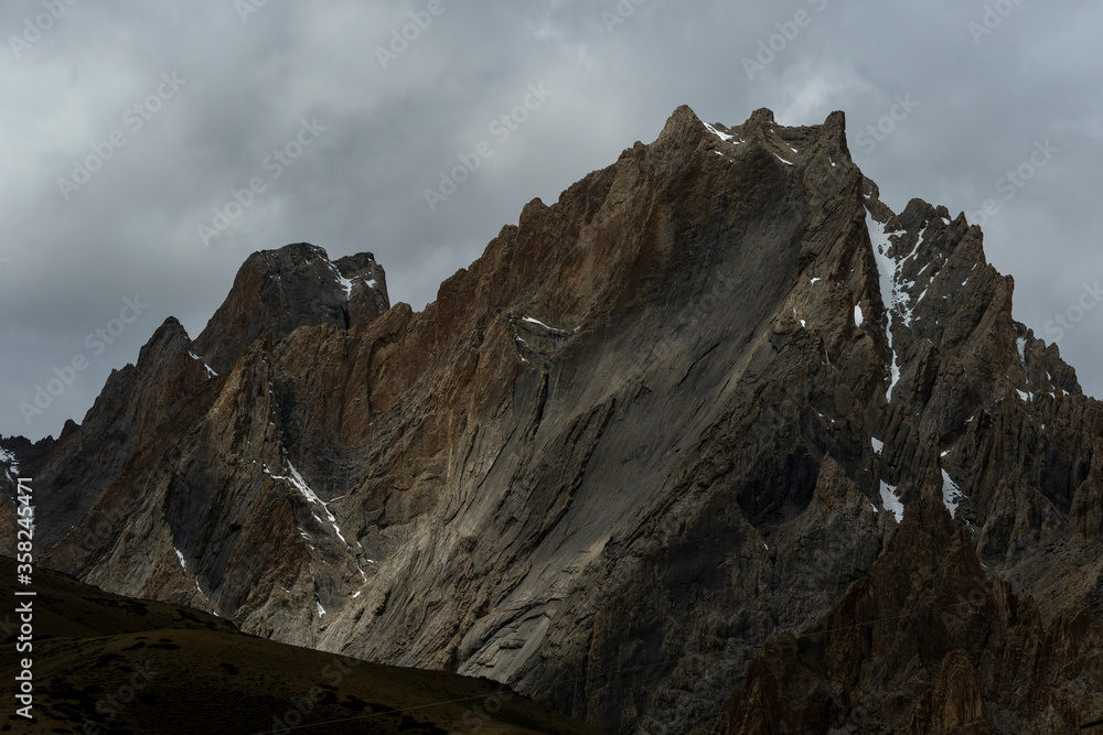 Mountain peak in Indian Himalaya, Ladakh