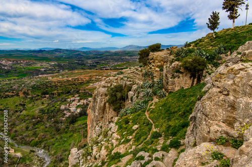 Nature of Constantine, the capital of Constantina Province, north-eastern Algeria