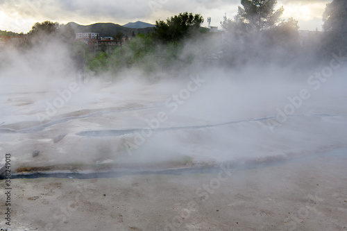 Hot springs in Guelma, Algeria.