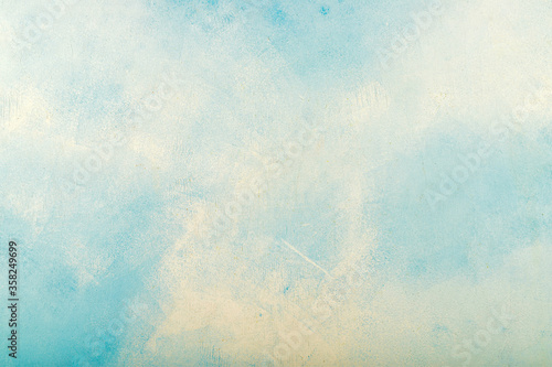 Fototapeta Naklejka Na Ścianę i Meble -  Blue sky texture. Grunge background with clouds.