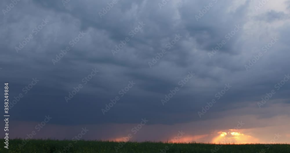 Lightning in the sky of a storm sunset - stock video. Lightning in the sky of a storm sunset - stock video.