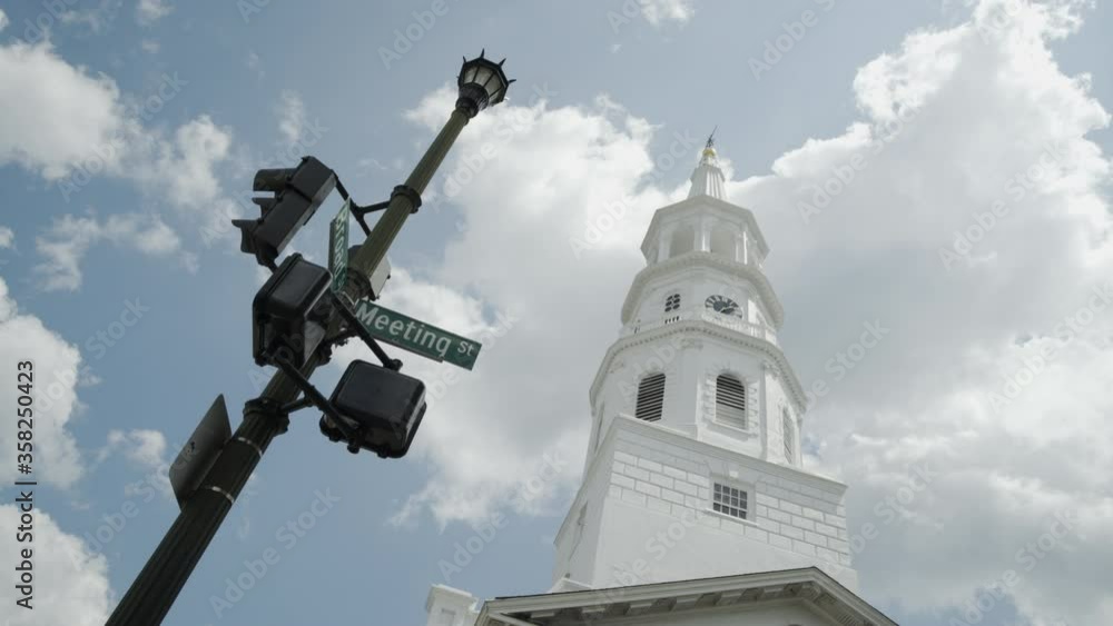 St. Michael’s Church in Downtown Charleston, South Carolina, Day, Static St. Michael’s Church in Downtown Charleston, South Carolina, Day, Static