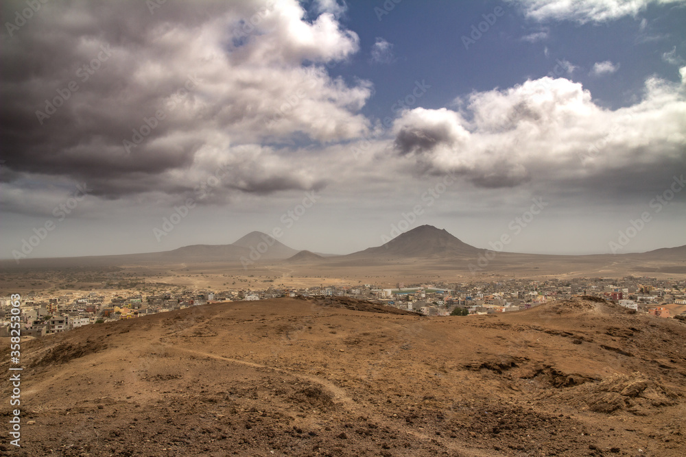 Espargos City in Cape Verde