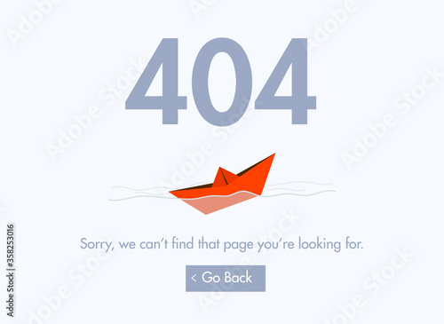 Sad boat face sad boat placeholder state empty error 404