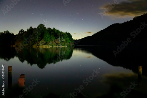 夜の湯の湖 日光