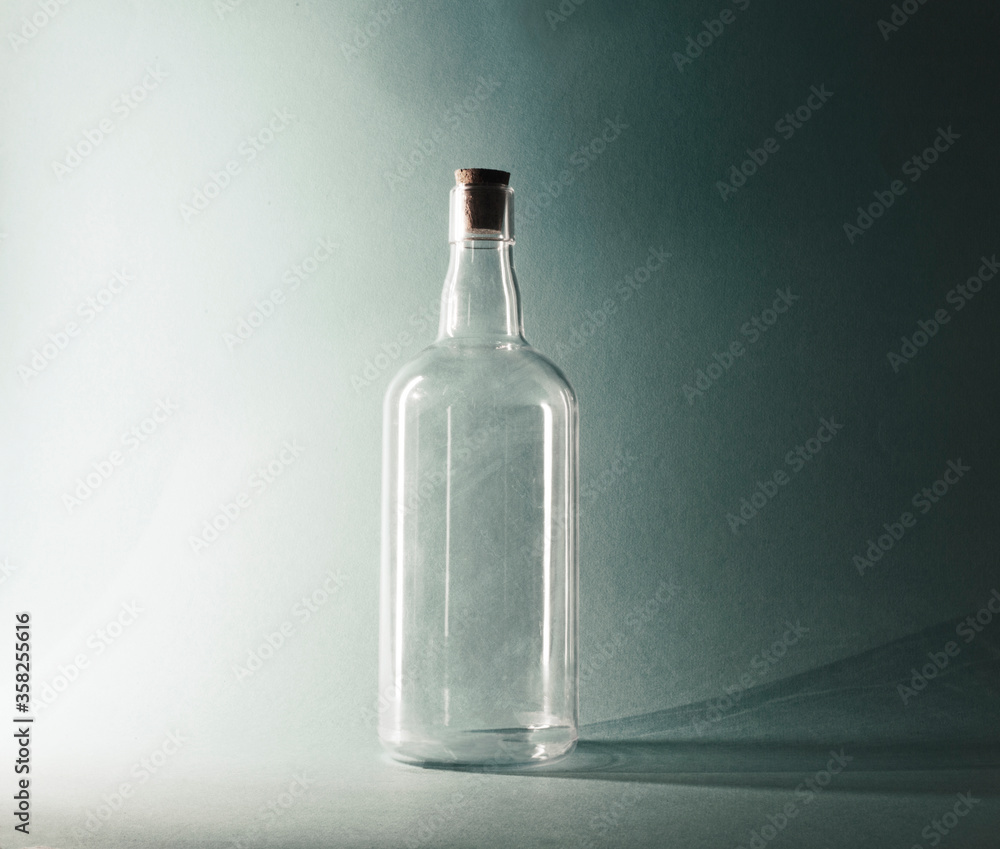 empty bottle to be reused to contain water or wine