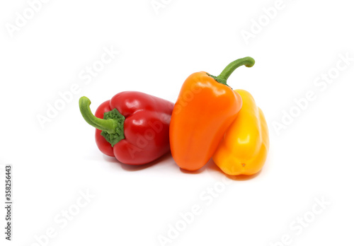 Fotobehang colorful mini paprika