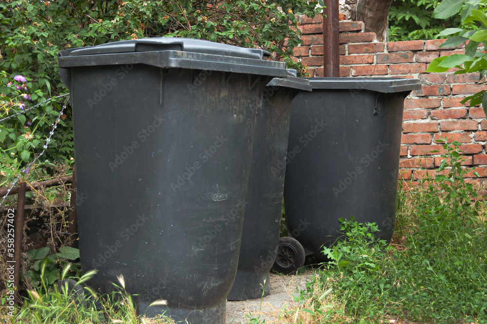 garbage can. The concept of recycling garbage can. The concept of recycling