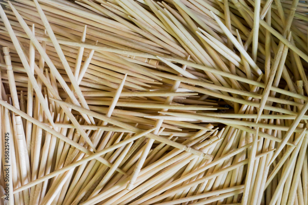 Many toothpicks that fill the entire photo Many toothpicks that fill the entire photo