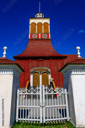 Kalix, Sweden  The facade of the Kalix Church photo