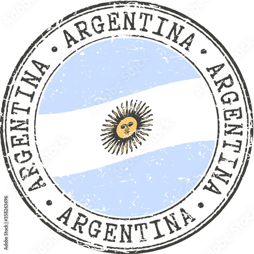 Grunge stamp 'Argentina'