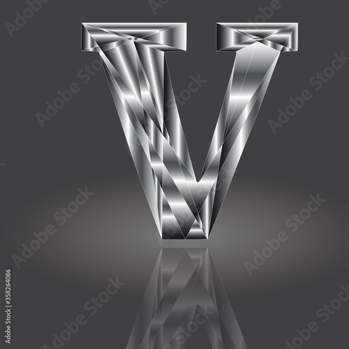 Polygonbuchstabe V11
