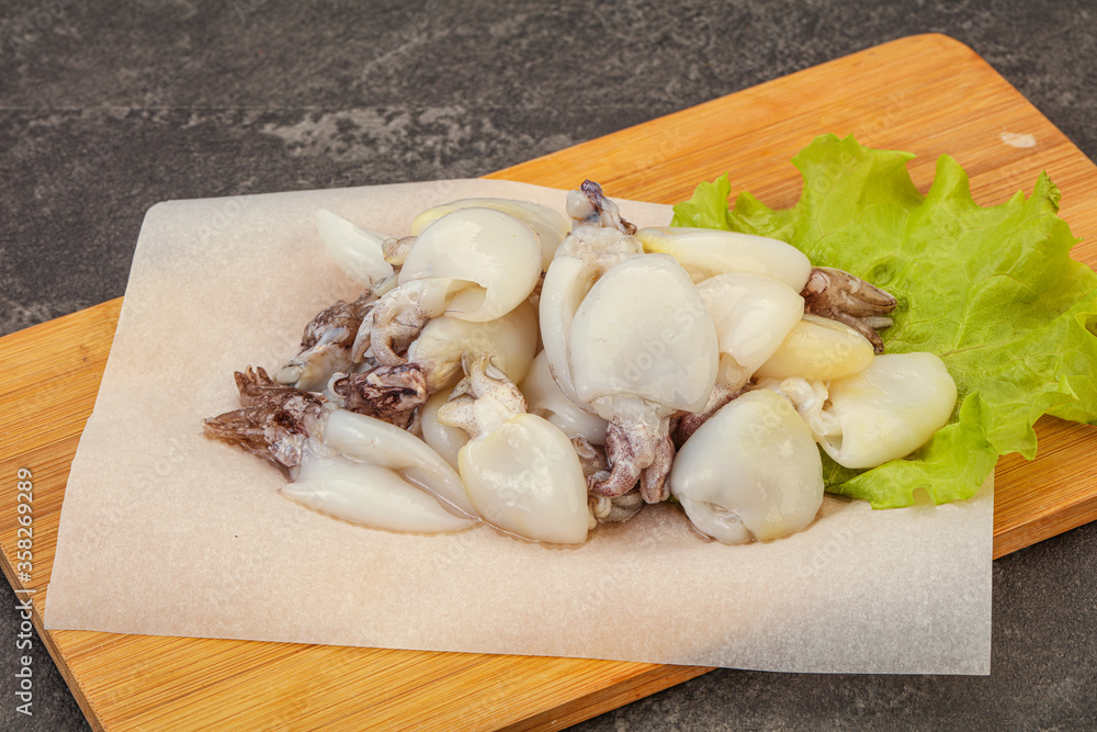 Raw seafood - cuttlefish for cooking Raw seafood - cuttlefish for cooking