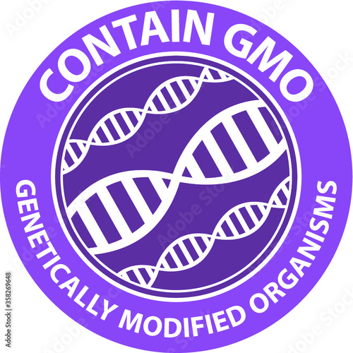 Label contain gmo 