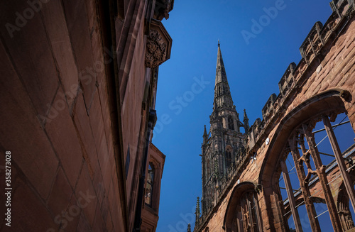 Coventry, Warwickshire, UK, June 27th 2019, Cathedral Church of Saint Michael photo