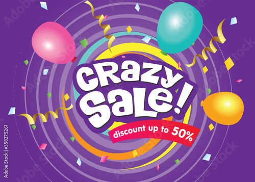 Crazy Sale banner