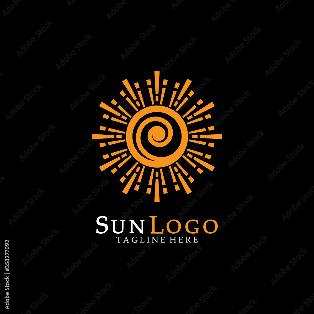 Fototapeta premium Sun Vector illustration Icon