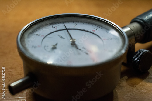 Gauge for measuring the diameter of holes in mechanical engineering.