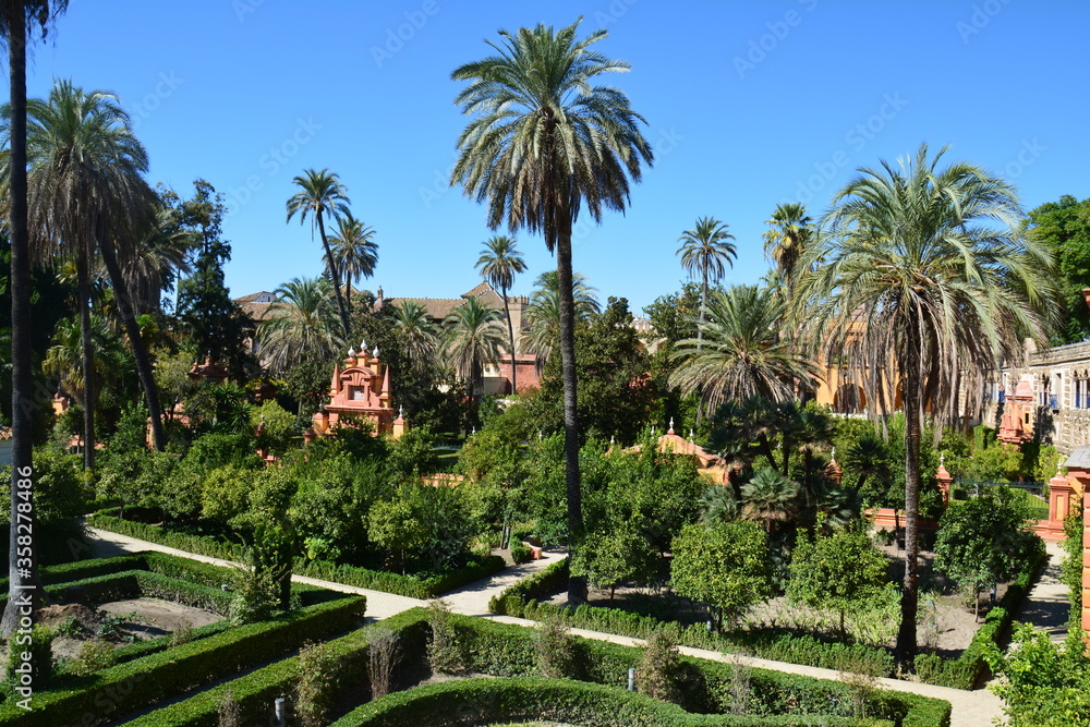 Jardins de l'Alcazar de Séville Andalousie Espagne