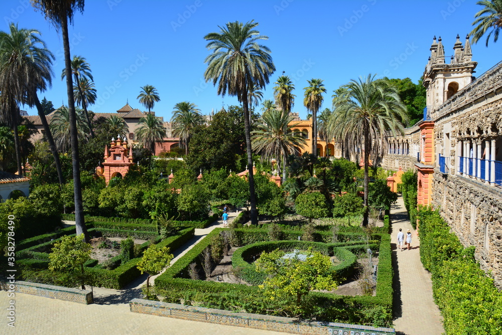 Fototapeta premium Alcazar de Séville Andalousie Espagne