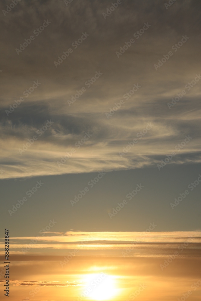 Fototapeta premium Sonnenuntergang hochkant