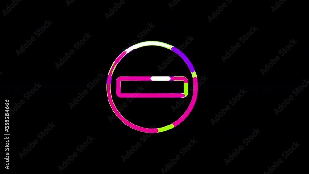 Circles gather in symbol do not enter. After it crumbles in a line and moves to the camera. Alpha channel black Circles gather in symbol do not enter. After it crumbles in a line and moves to the camera. Alpha channel black