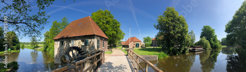 Mallumse mill panoramic in Eibergen in Gelderland