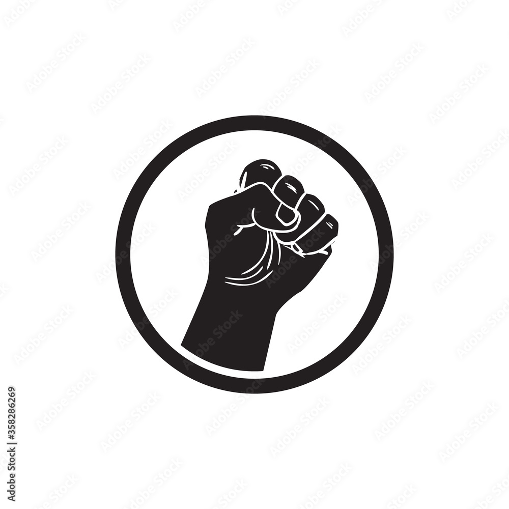 Stop shoot. Vpn с кулаком на логотипе. stop shooting.