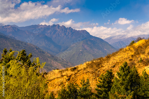 Nature of Paro Valley, Bhutan