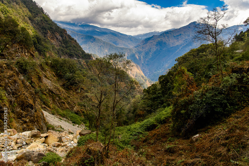 Nature and mountains of Bhutan Nature and mountains of Bhutan
