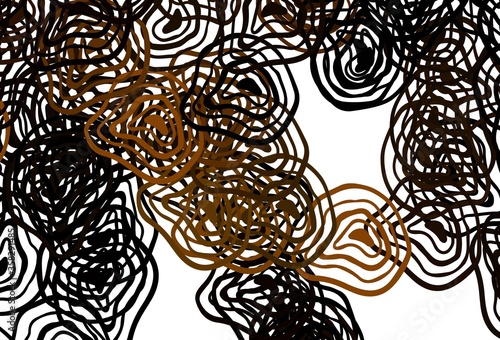 Light Brown vector backdrop with bent lines.