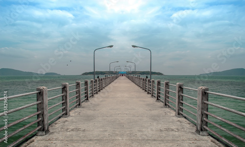 walk way to travel at Phuket beach to another © Yanukit