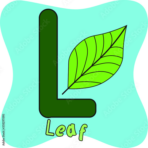 vector illustration of letters of the children's alphabet
