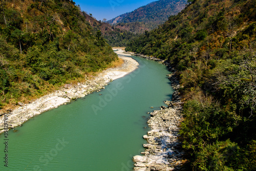 River in Darjeeling, the Indian state of West Bengal