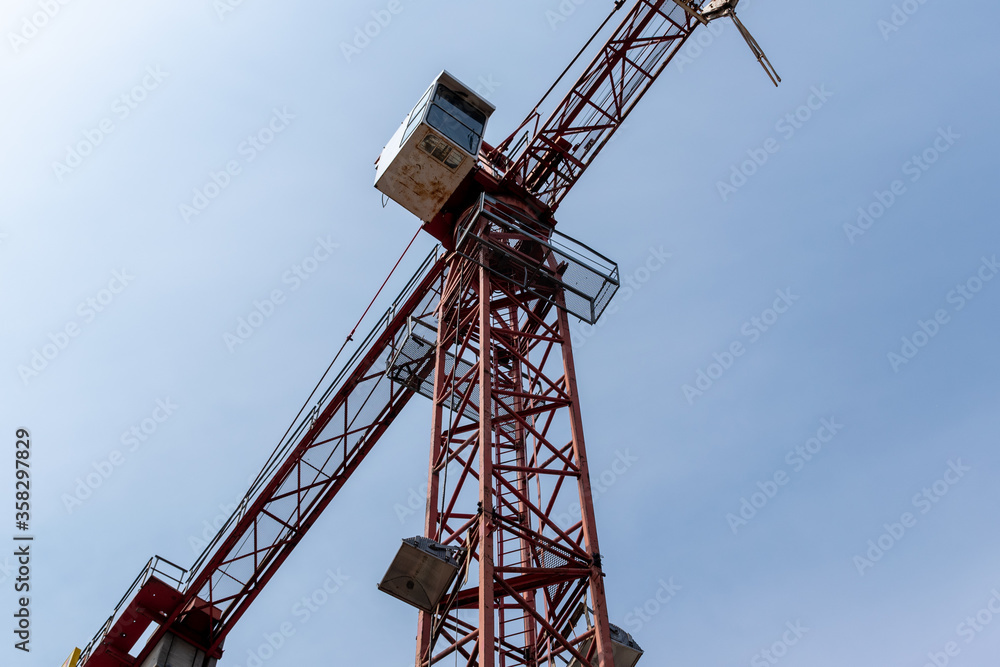 crane on a construction site