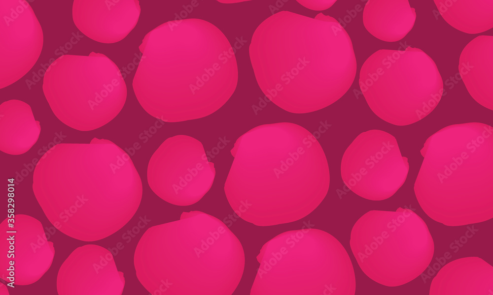 red rose petal illustration on dark background. red rose petal illustration on dark background.
