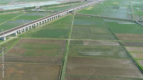 宮城県利府町　田園ドローン空撮