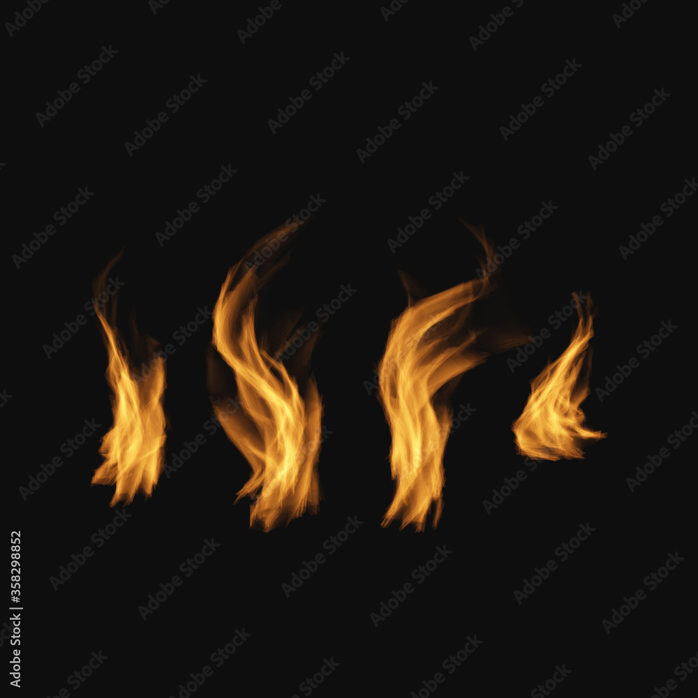 Fototapeta premium Abstract Fire Flame 
