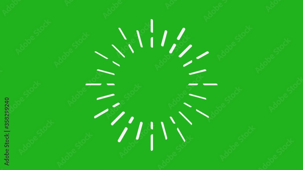 Light rays motion graphics with green screen background Light rays motion graphics with green screen background