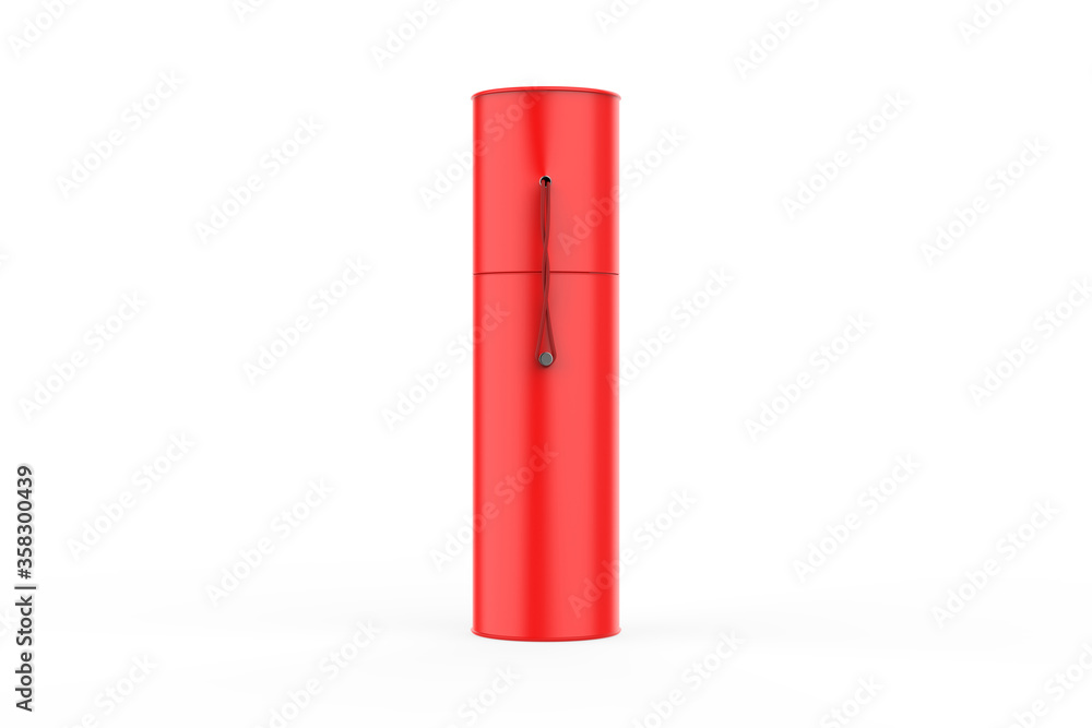Glossy Alcohol Tube isolated on white background. 3d illustration Glossy Alcohol Tube isolated on white background. 3d illustration