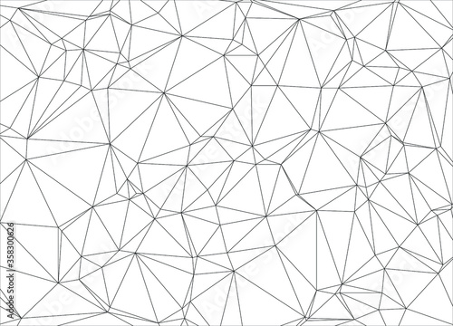 Modern vector geometric background. Polygonal art. Web design background