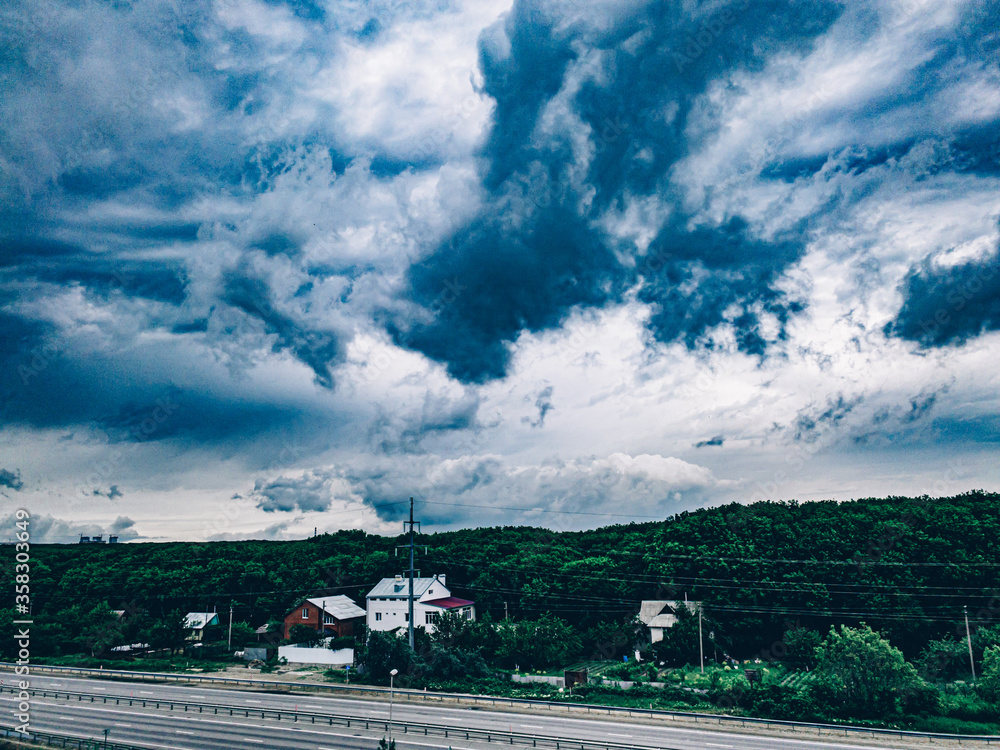 Fototapeta premium road to the sky